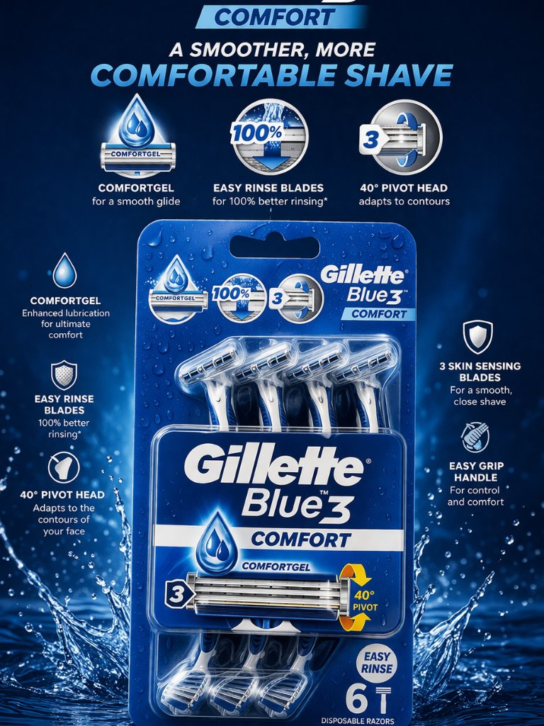 Gillette Blue 3